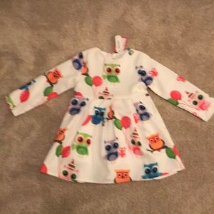 patpat Dresses - Adorable Owls long sleeve dress for toddler girl patpat Dresses - Adorable Owls long sleeve dress for toddler girl